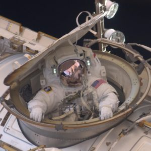 Astronaut Andrew Feustel Reenters the Space Station